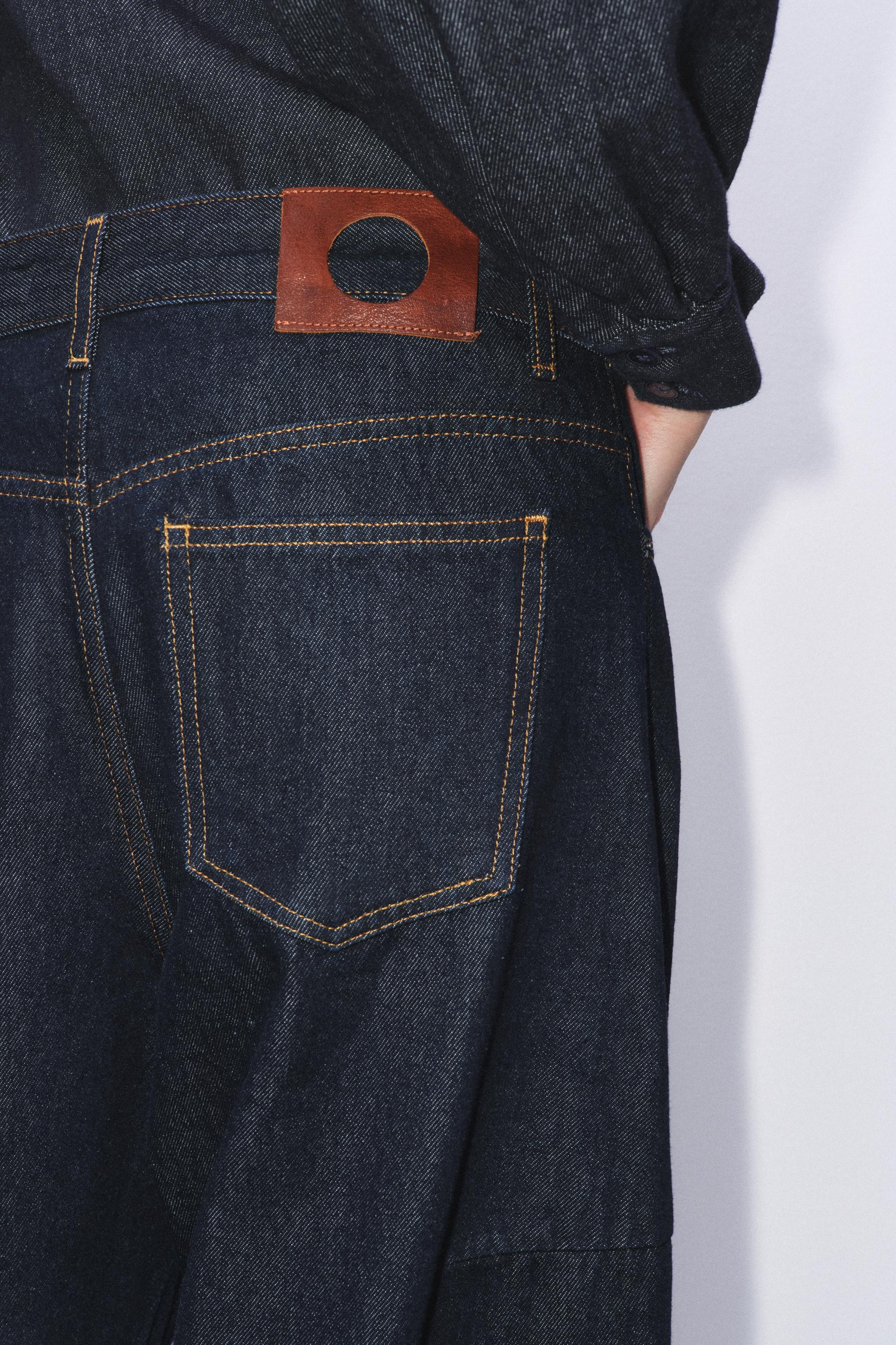 JEAN ZW COLLECTION BALLOON LONGUEUR CHEVILLE TAILLE NORMALE